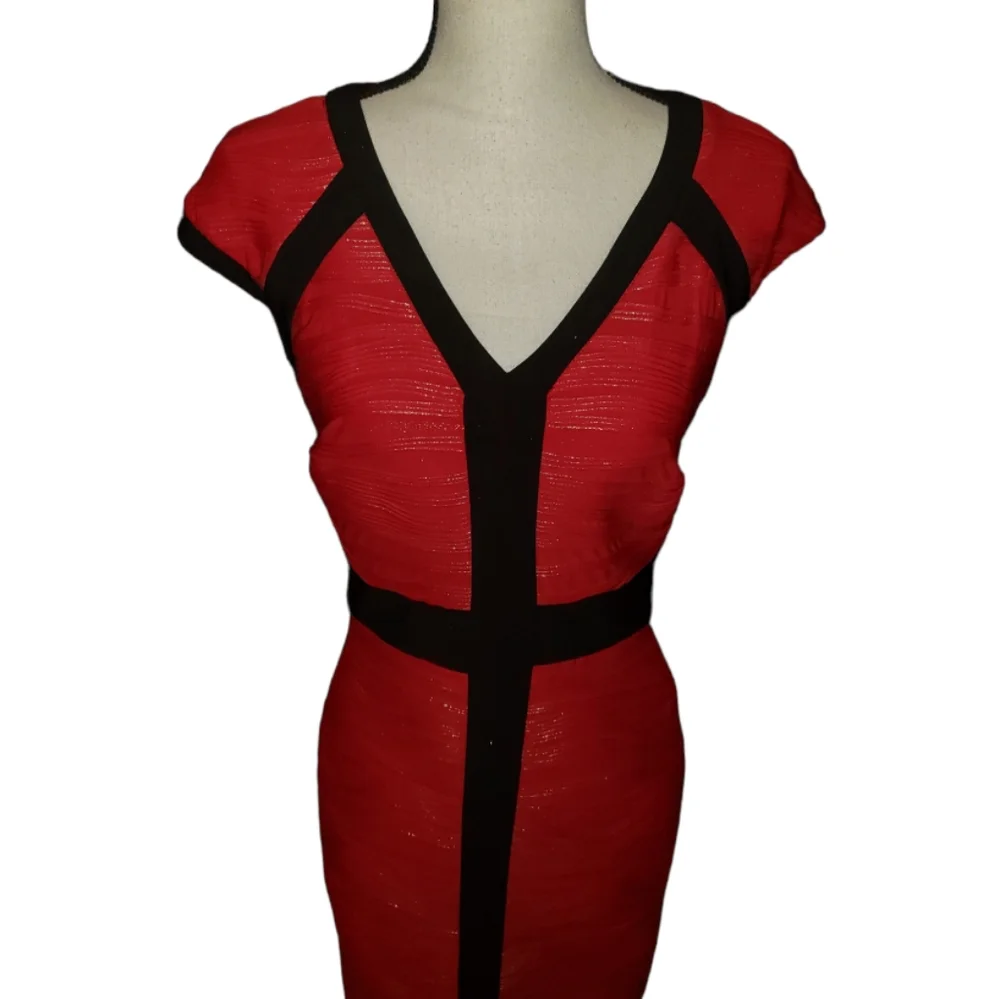 Red and Black Dress by Jax - Picture 2 of 10